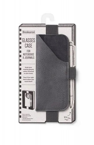 CHARCOAL GLASSES CASE FOR NOTEBOOKS - BOOKAROO